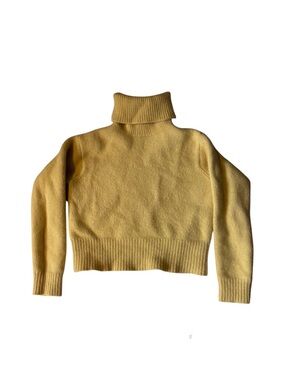 J. Crew Golden Yellow Turtleneck Sweater